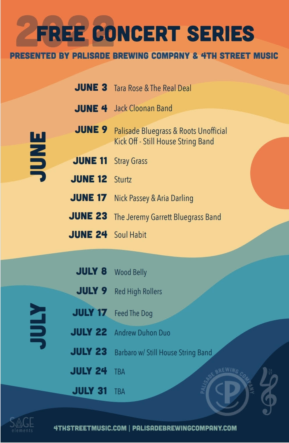 Free Concert Series poster